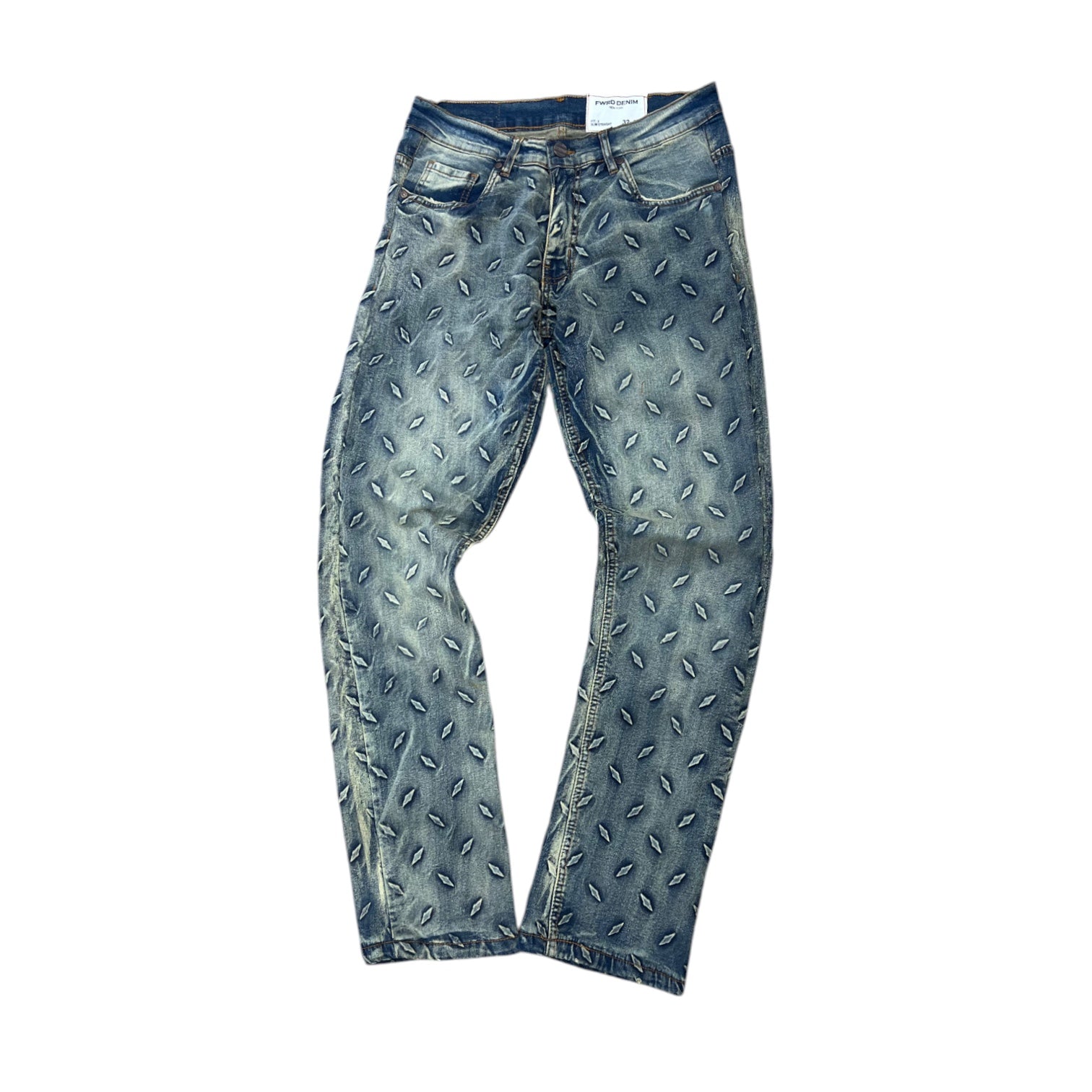 FWD: Diamond Embossed Denim 330193